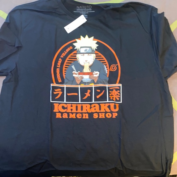 Shippuden Other - Black short sleeve Naruto t-shirt